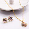 Gold Beauty Clover Set