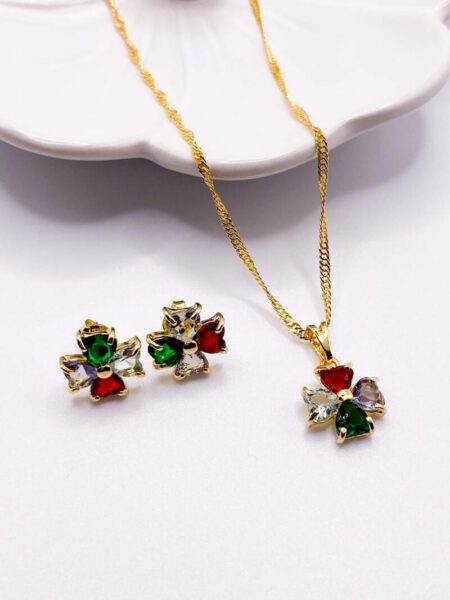 Gold Colorfull Clover