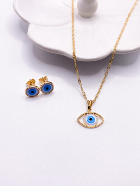 Gold Greek Eye Set