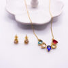 Gold Colorful Drops Set