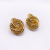 Gold Stone Crafted Earrings