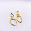 Gold Lozenge Earrings