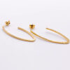 Gold Curve Earrings
