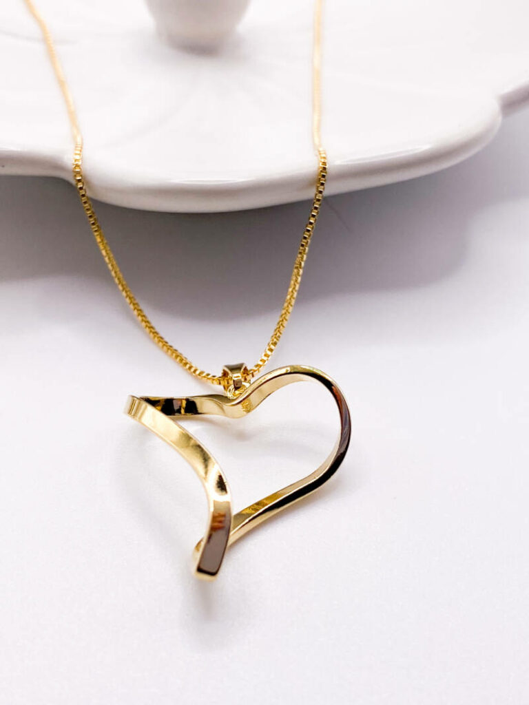 Gold Open Heart Set – Elassim